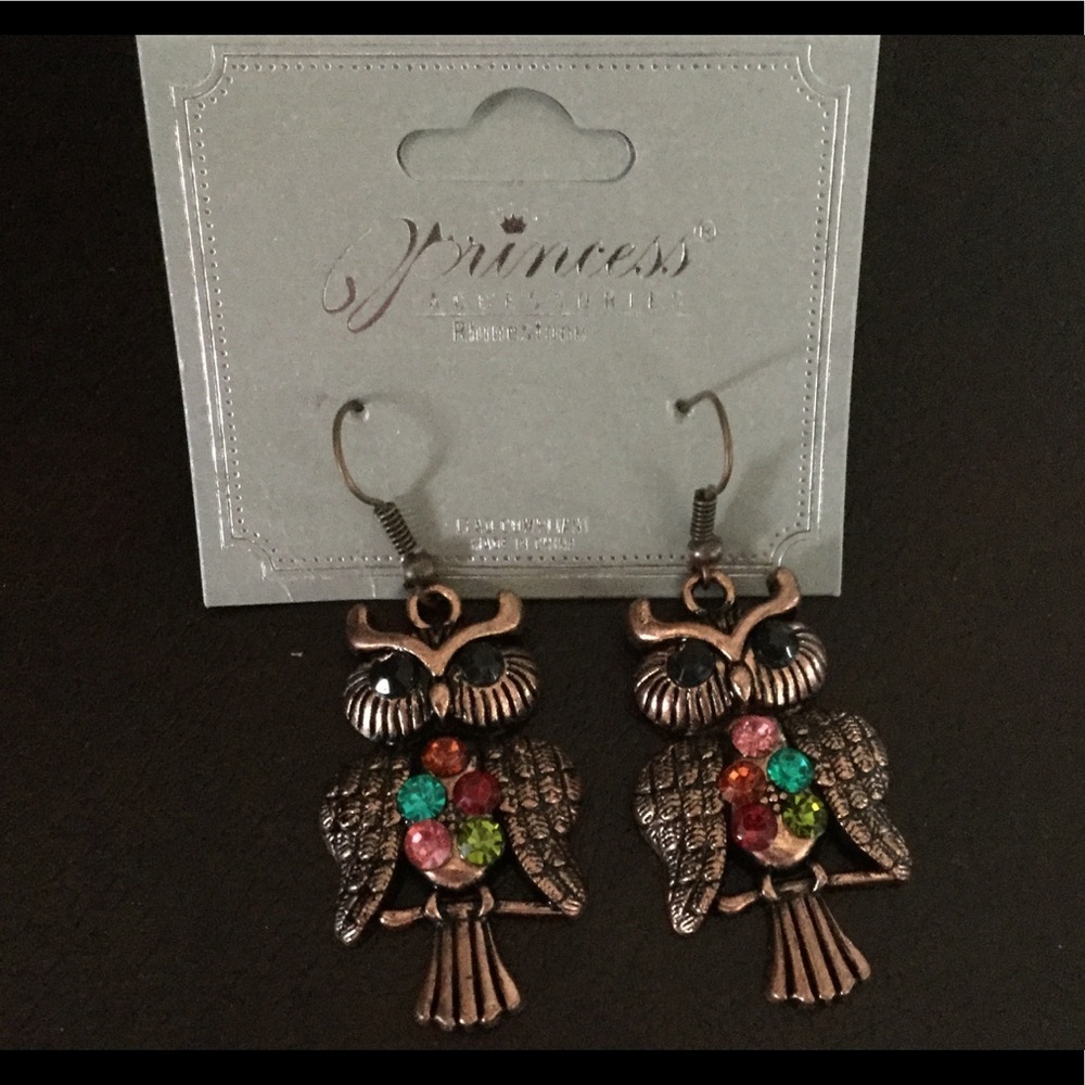 Princess Accessories Owl Earrings - Picture 5 of 6
